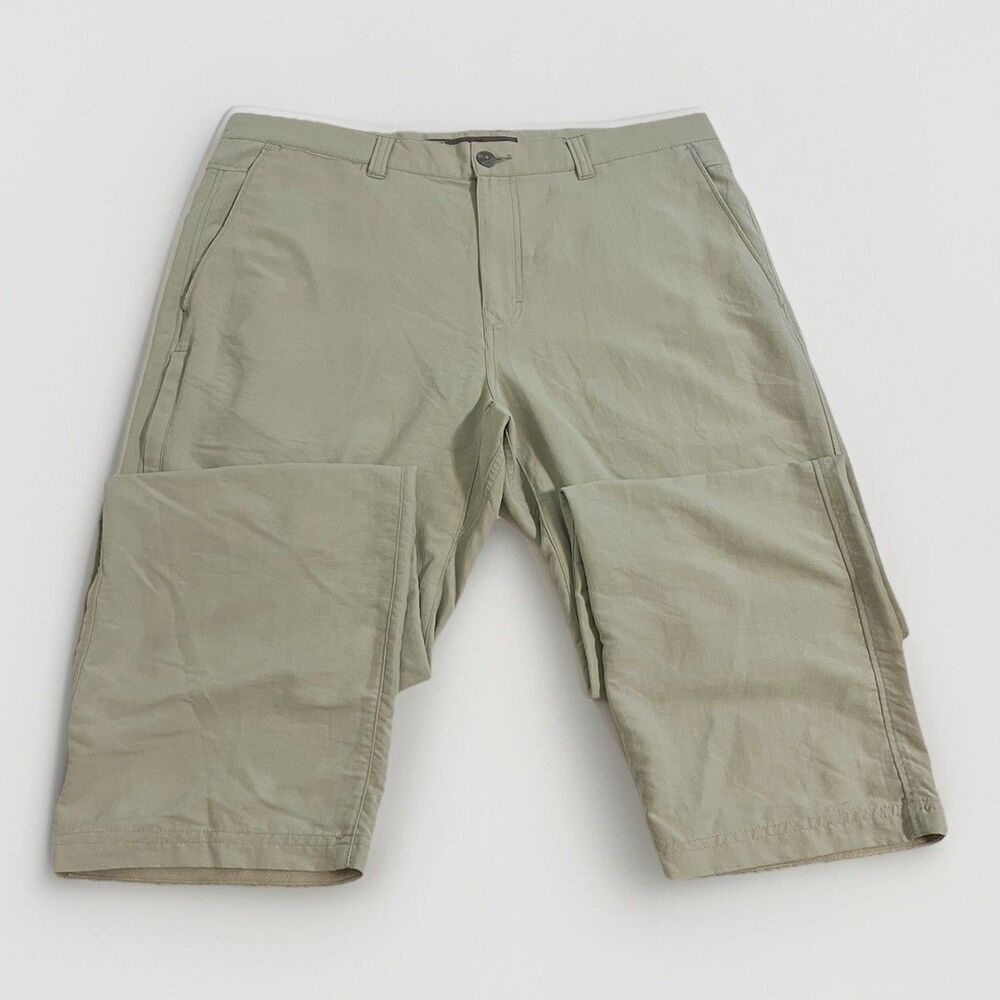 REI Co-Op Sahara Pants Mens 36x30 Beige Cargo Hiking Outdoor Lightweight